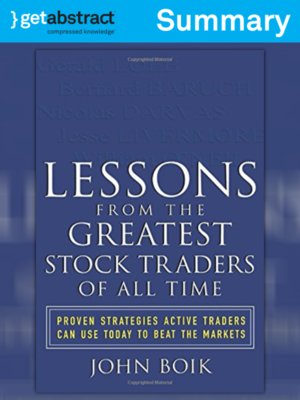 cover image of Lessons from the Greatest Stock Traders of All Time (Summary)